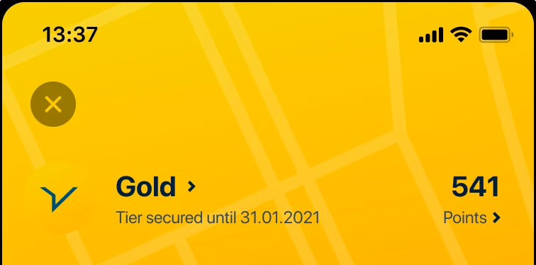 Iteration 2 — dashboard and tier screen 3